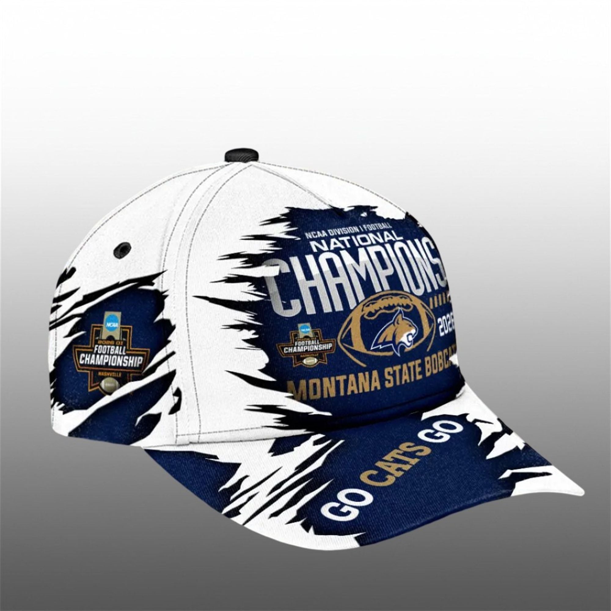 Montana State National Champions Go Cats Go 2026 Cap 3 Montana State National Champions Go Cats Go 2026 Cap 3