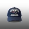 NE Patriots 2025 WIld Card Champions Hat 1