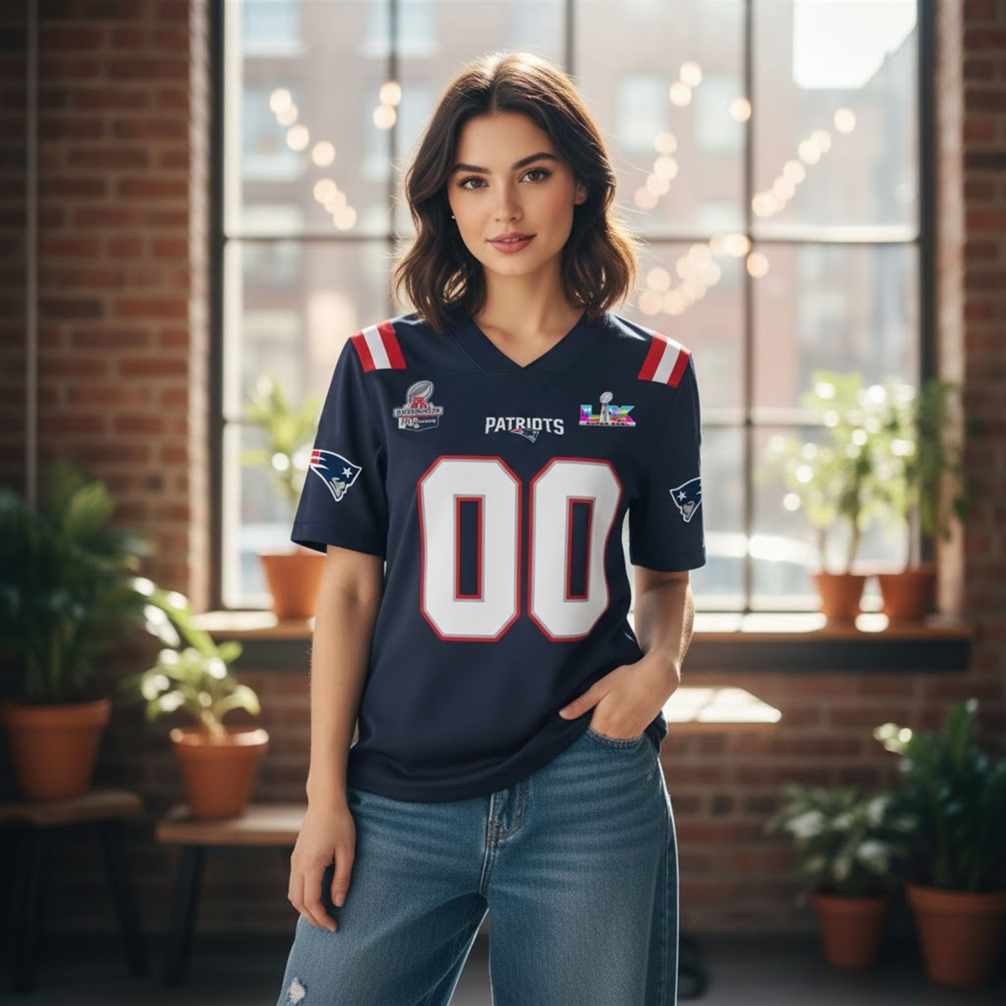 NE Patriots 2026 SB LX Champions Jersey 2 NE Patriots 2026 SB LX Champions Jersey 2