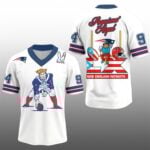 NE Patriots Benito Bowl LX Seguimos Aqui Jersey