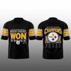 Steelers Been There AFC North Champions 2025 Jersey 1