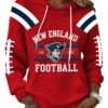 New England Football EST 1960 Waffle Hoodie 4 New England Football EST 1960 Waffle Hoodie 2