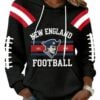 New England Football EST 1960 Waffle Hoodie 5 New England Football EST 1960 Waffle Hoodie 3