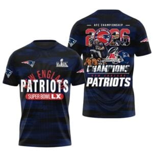25 Patriots SB LX Champions 2026 AFC Championship Shirt