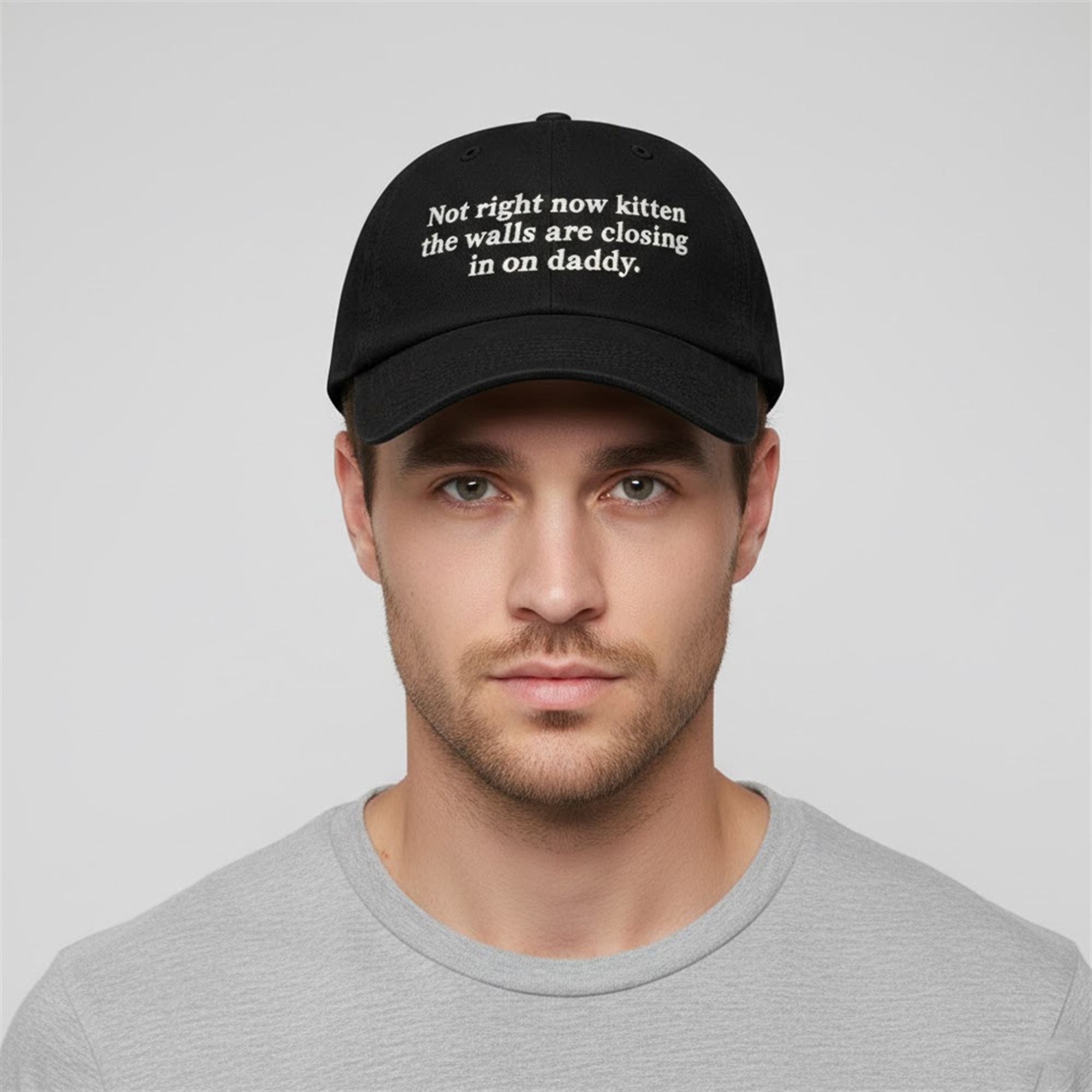 Not Right Now Kitten The Walls Are Closing In On Daddy Hat 2 Not Right Now Kitten The Walls Are Closing In On Daddy Hat 2