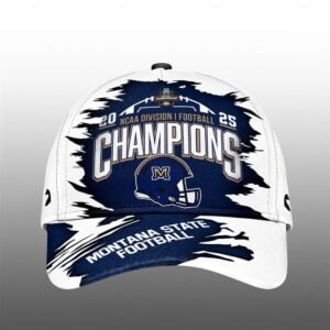 Montana State Football 2025 National Champions Cap 1