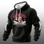 Ohio States Football Go Bucks Waffle Hoodie