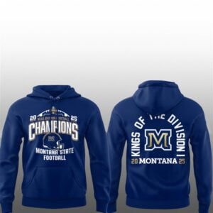 12 Montana State Football Division I Champions 2025 Hoodie
