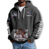 Patriots 2026 Bowl LX Waffle Quarter Zip Hoodie 2
