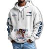 Patriots 2026 Bowl LX Waffle Quarter Zip Hoodie 3