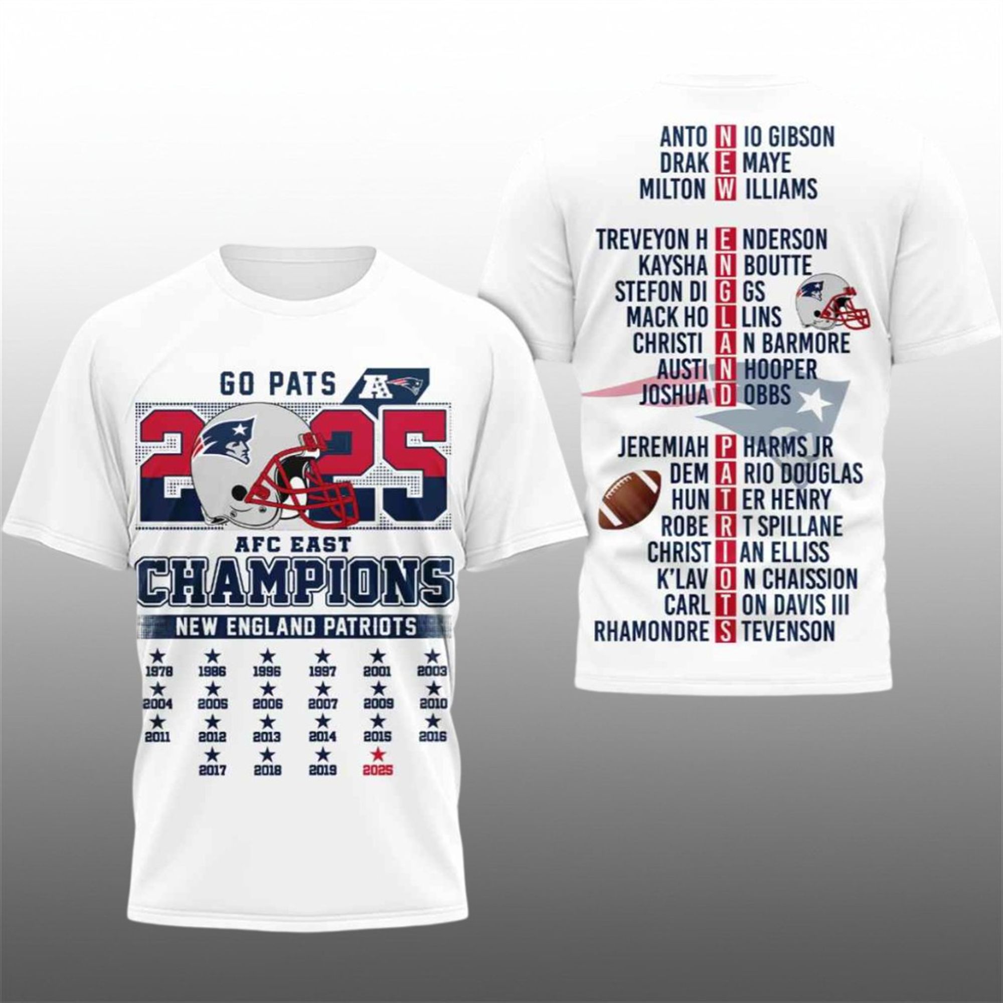 Patriots 2026 SB LX AFC East Champions Shirt 1 Patriots 2026 SB LX AFC East Champions Shirt 1
