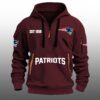 Patriots EST 1959 Quarter Zip Hoodie 2
