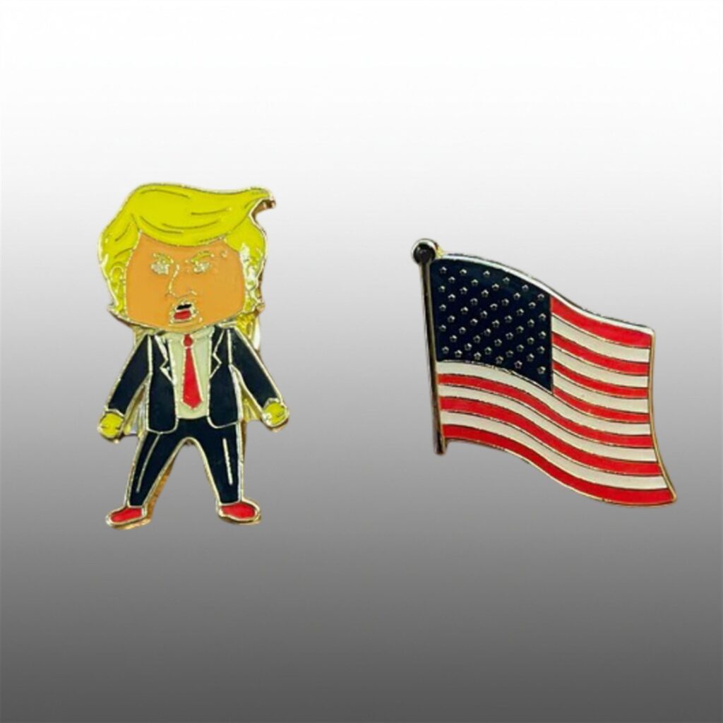 President Donald Trump Trump Happy Pins 1
