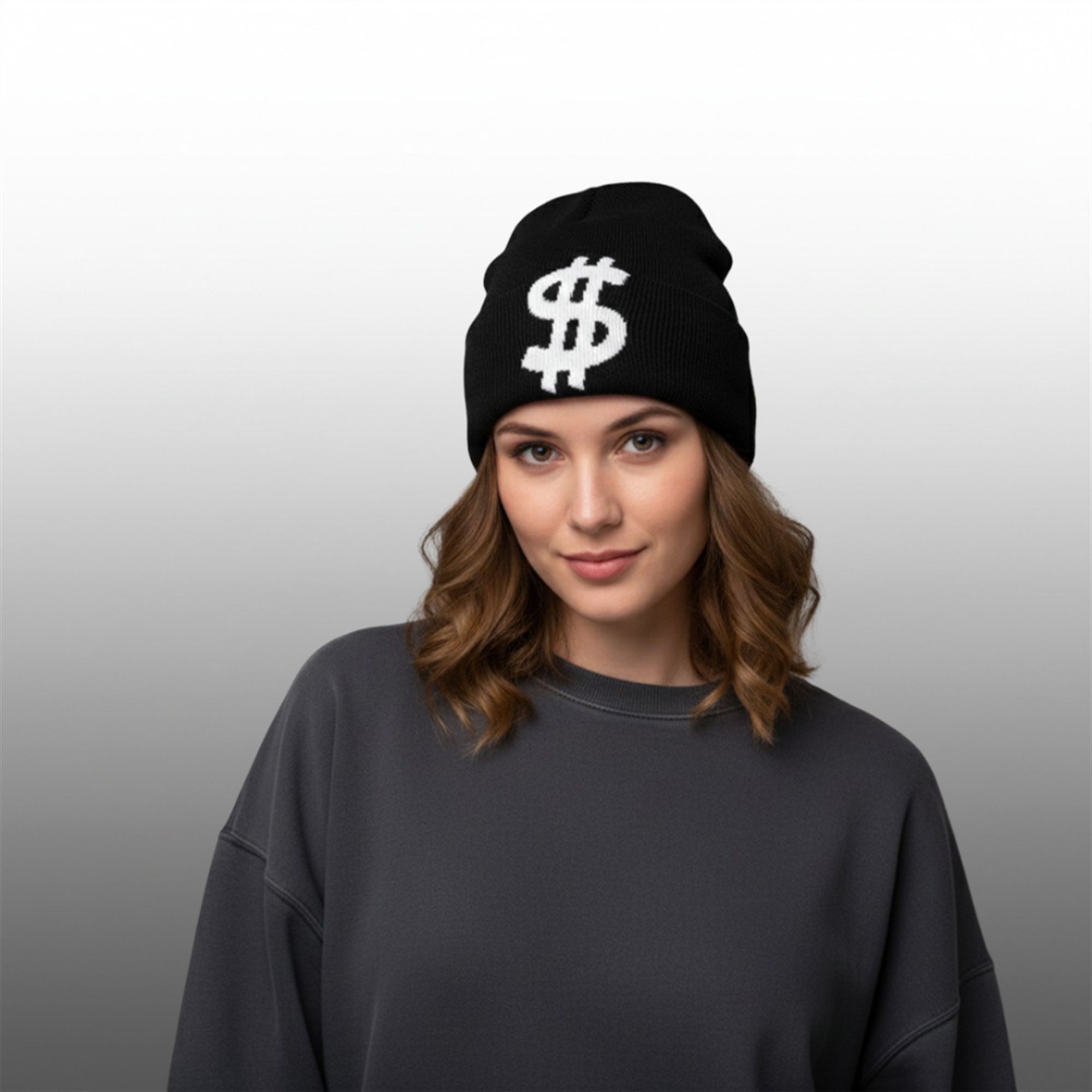 QB Shedeur Sanders Dollars Beanie Hat 2 QB Shedeur Sanders Dollars Beanie Hat 2