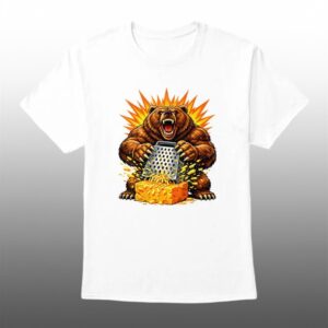Angry Bear Grating Cheese Grater Hater Shirt 1