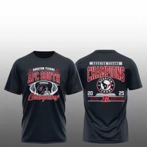 1 Texans 2025 AFC South Champions Shirt