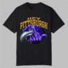 Raven Flock Hey Steelers Middle Finger Shirt 0 0