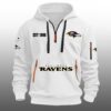 Ravens EST 1996 Quarter Zip Hoodie 4