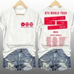 Retro BTS World Tour 2026 Print T-Shirt