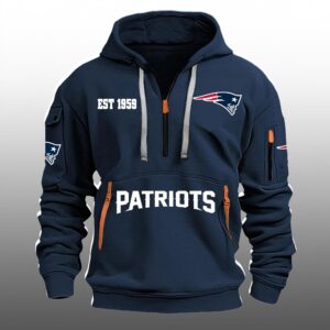Patriots EST 1959 Quarter Zip Hoodie 1