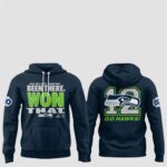 Seahawks 2025 NFC West Champions 12 Go Hawks Hoodie