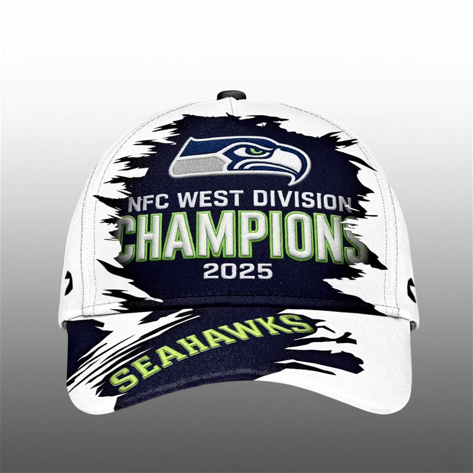 Seahawks 2025 NFC West Champions Hat 1 Seahawks 2025 NFC West Champions Hat 1