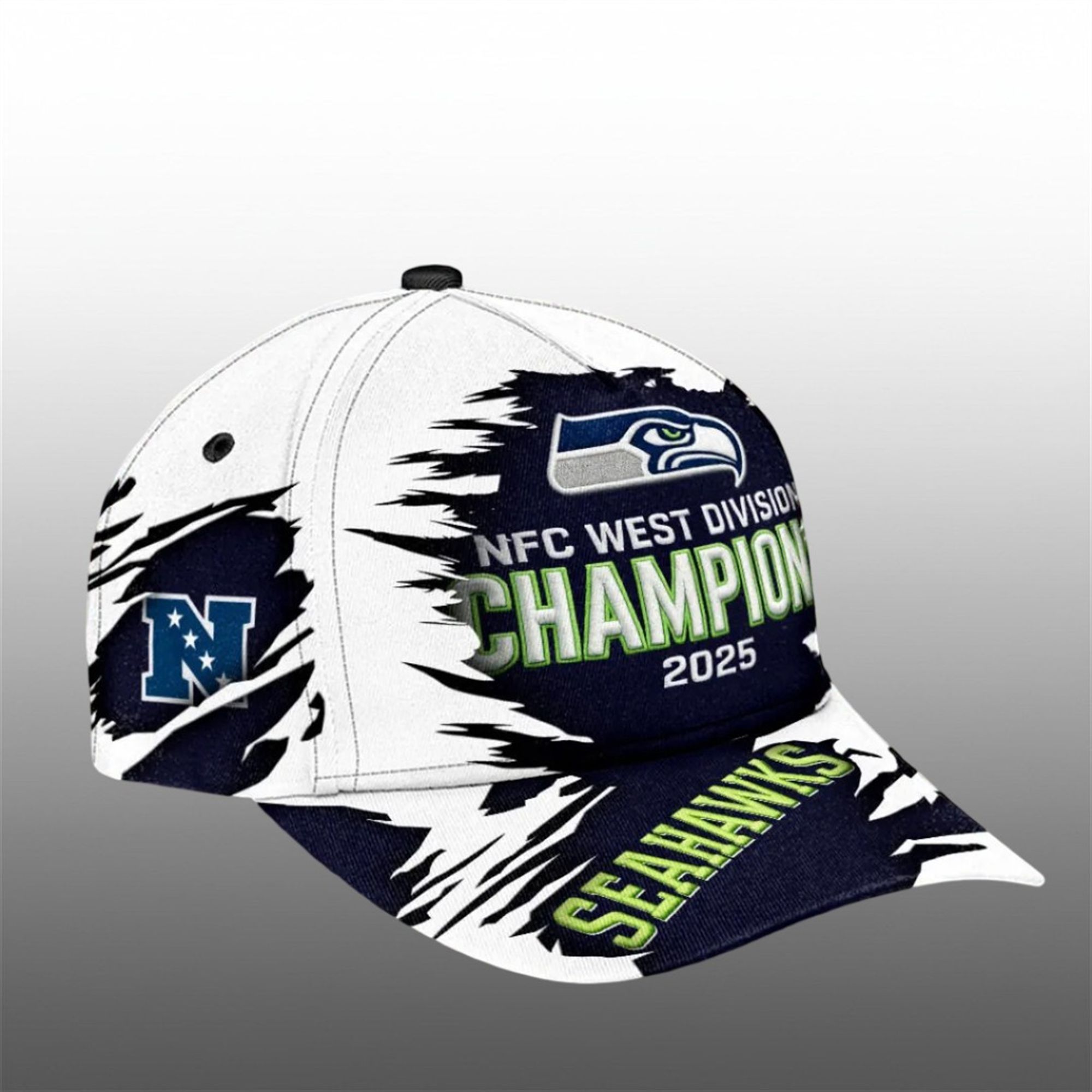 Seahawks 2025 NFC West Champions Hat 2 Seahawks 2025 NFC West Champions Hat 2