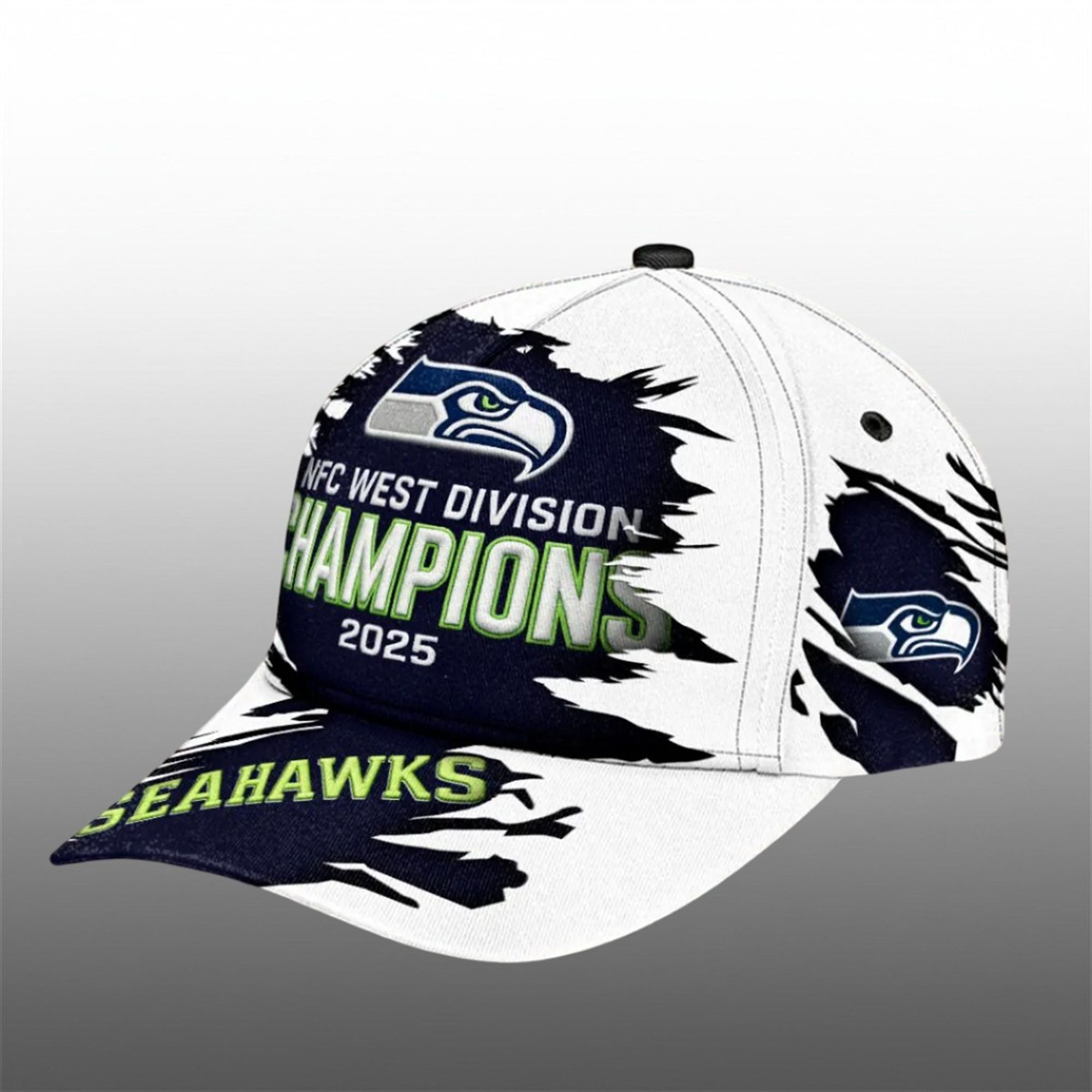 Seahawks 2025 NFC West Champions Hat 3 Seahawks 2025 NFC West Champions Hat 3
