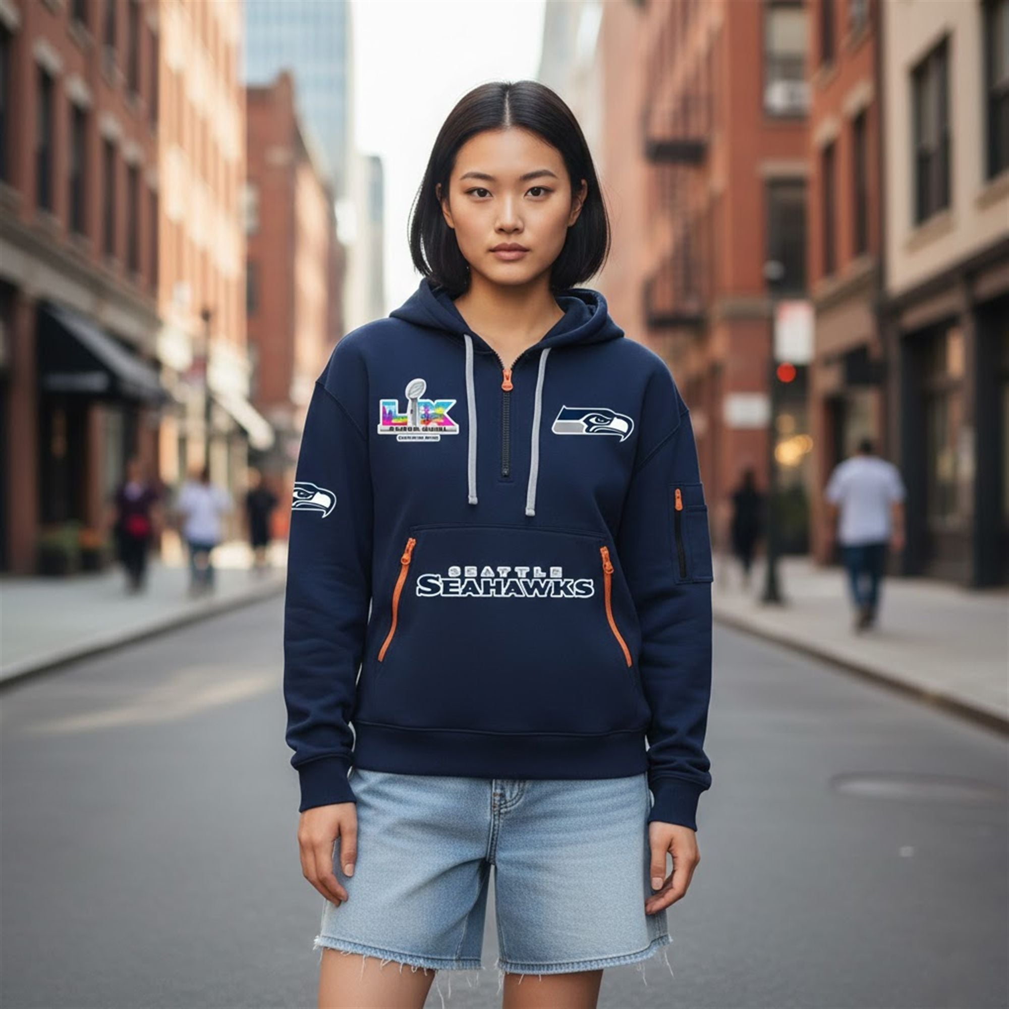 Seahawks 2026 Bowl LX San Francisco Bay Area Quarter Zip 9 Seahawks 2026 Bowl LX San Francisco Bay Area Quarter Zip 9