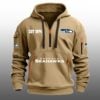 Seahawks EST 1974 Quarter Zip Hoodie 6 Seahawks EST 1974 Quarter Zip Hoodie 2