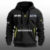 Seahawks EST 1974 Quarter Zip Hoodie 7 Seahawks EST 1974 Quarter Zip Hoodie 3