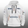 Seahawks EST 1974 Quarter Zip Hoodie 8 Seahawks EST 1974 Quarter Zip Hoodie 4