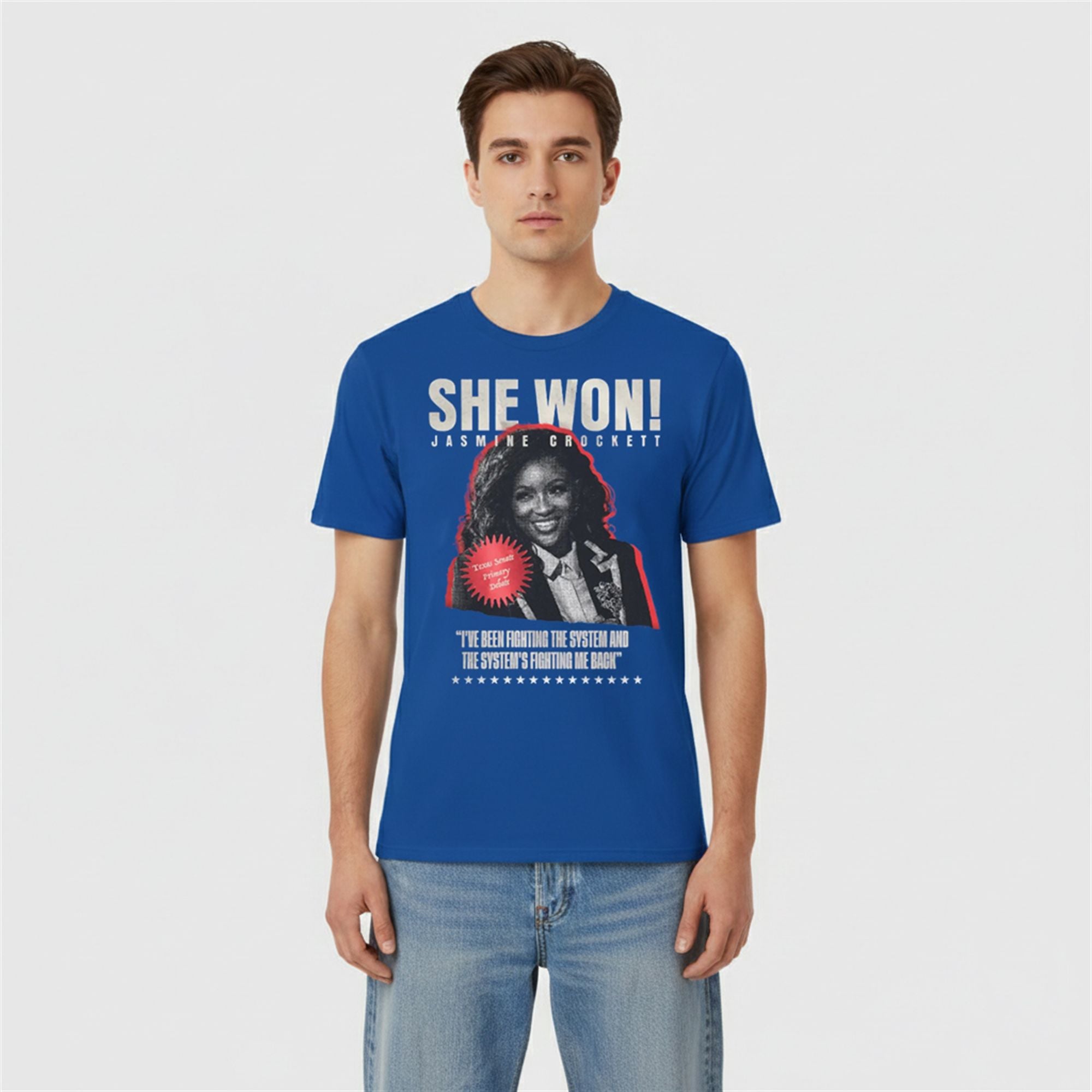 She Won Jasmine Crockett Shirt 3 She Won Jasmine Crockett Shirt 4