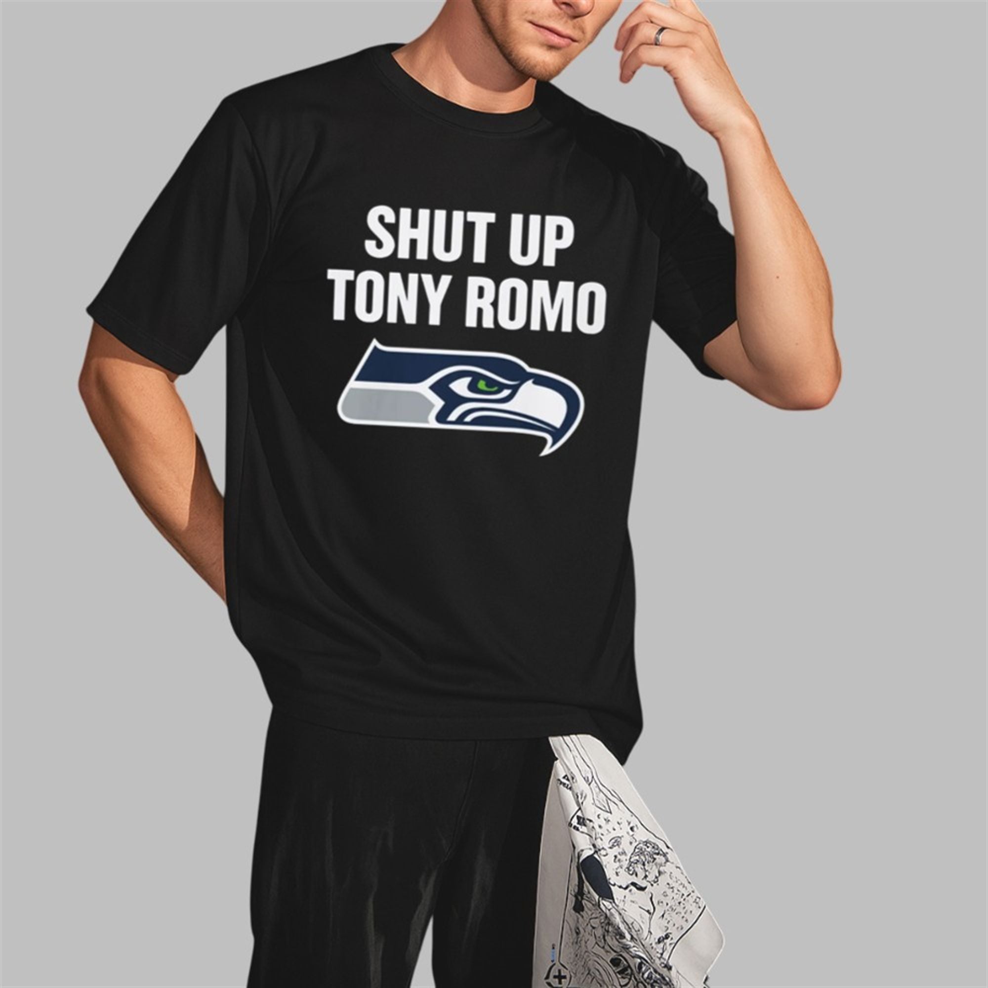 Shut Up Tony Romo Seahawks Shirt 3 Shut Up Tony Romo Seahawks Shirt 2 3