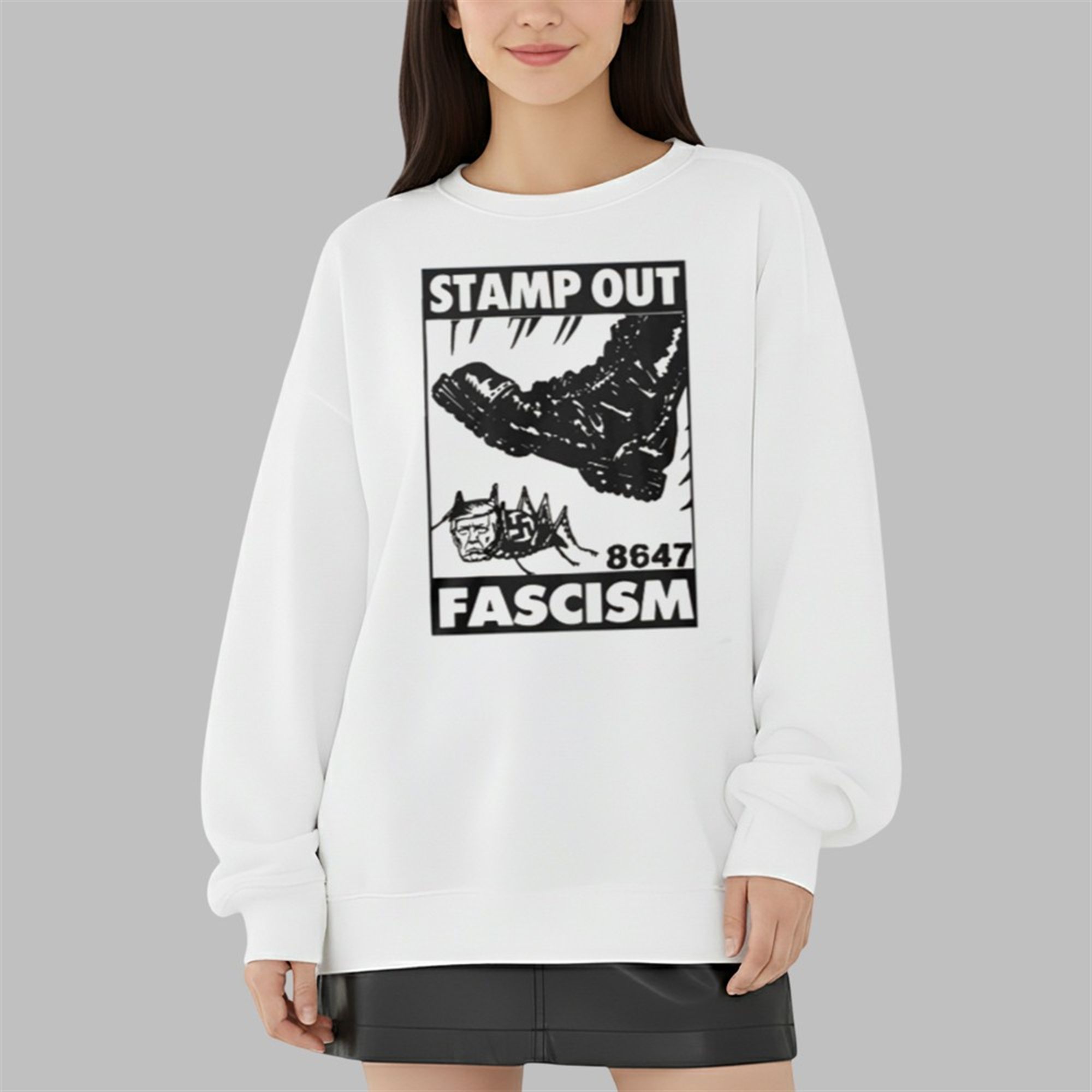 Stamp Out Fascism Anti Trump Shirt 5 Stamp Out Fascism Anti Trump Shirt 3 9