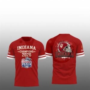 1 Hoosiers Champions 2026 Chick fil A Peach Bowl Shirt