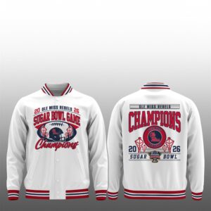 4 Ole Miss Rebels 2026 Sugar Bowl Game Champions Jacket 1