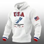 USA Winter Games 2026 Waffle Hoodie