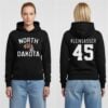 Vikings Jim Kleinsasser North Dakota Hoodie 2