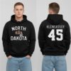 Vikings Jim Kleinsasser North Dakota Hoodie 3