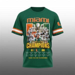 3 Miami Football CFP National Champions 2026 Shirt 1