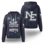 2026 We Are All Patriots 7X SB LX Champions Waffle Hoodie