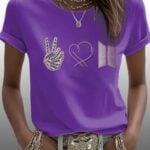 Women's 2026 Bts Comeback Art Print T-Shirt