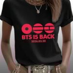 Women's BTS Is Back 2026 03 20 Leisure Print T-Shirt
