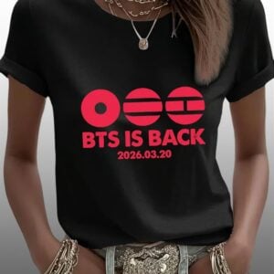 Women's BTS Is Back 2026 03 20 Leisure Print T-Shirt