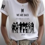Women's BTS We Are Back 2026 Art Print T-Shirt