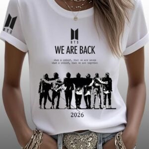 Women's BTS We Are Back 2026 Art Print T-Shirt