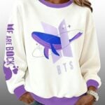 Women's BTS We Are Back Printed Regular Sweatshirt