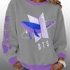Womens BTS We Are Back Printed Regular Sweatshirt 3