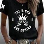 Women's Bts The Kings Are Coming 2026 Print T-Shirt